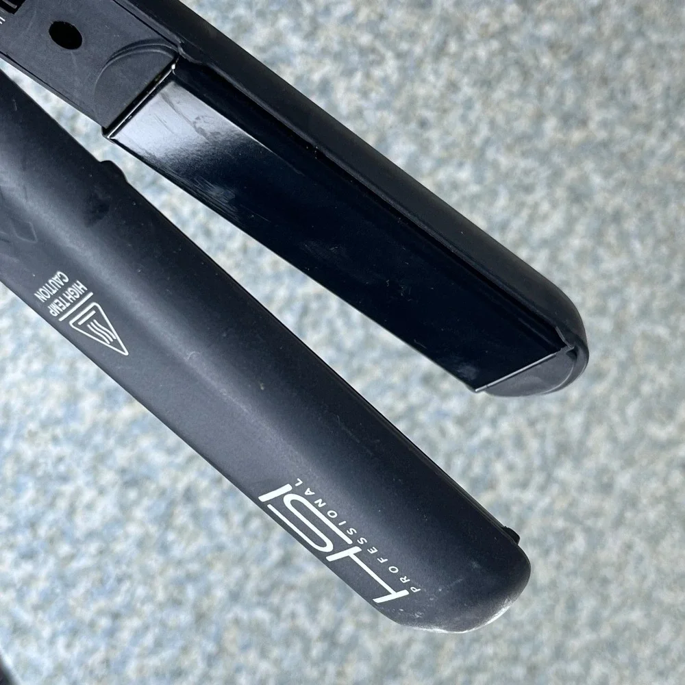 HSI Professional Hair Straightener E038 Black Ceramic Tourmaline Flat Iron 1